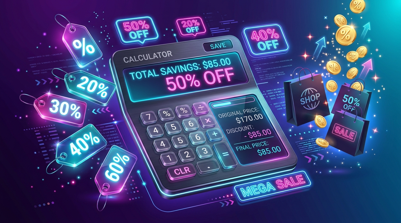 Percentage Discount / Off Calculator: How Much Are You Really Saving?